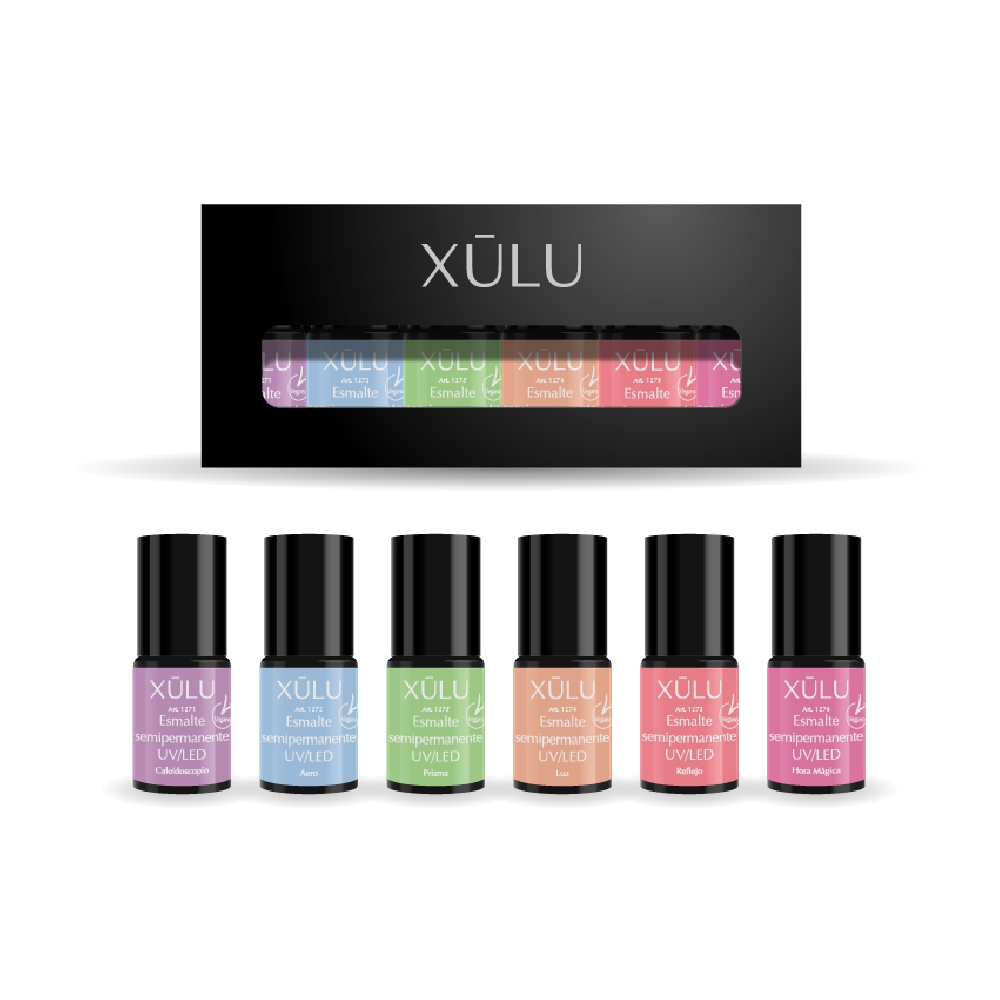 Z10012 X&Uacute;LU PACK X 6 ESMALTE UV DAYDREAM